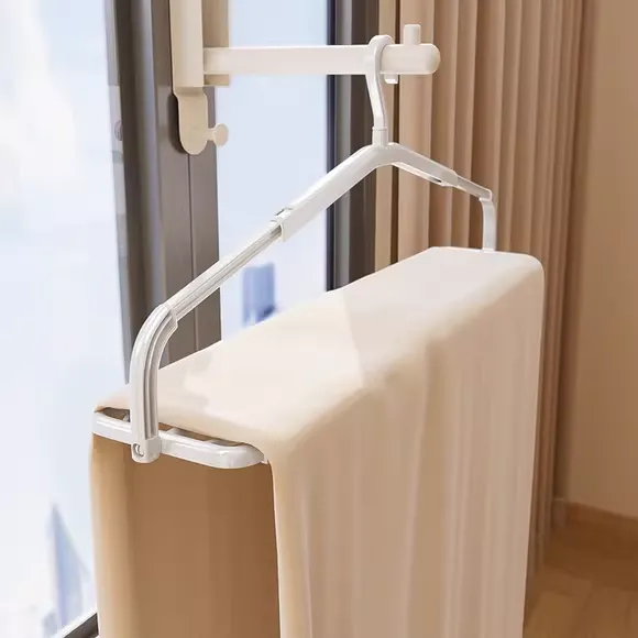 大衣架浴巾晾衣架晒被子床单被套家用挂衣阳台晾晒神器专用折叠TJ