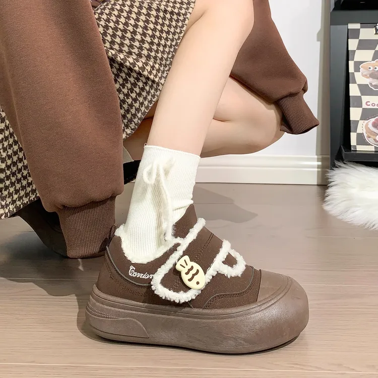 回力加绒加厚保暖棉鞋2025新款冬季雪地靴女款爆款2025新款