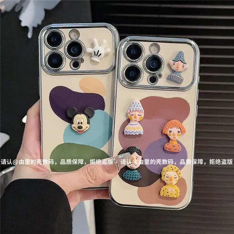 电镀大视窗适用苹果16iPhone/华为荣耀/OPPO/VIVO/小米手机壳爆款