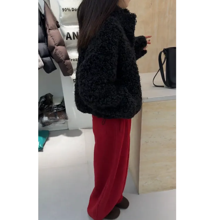 超火一整套2025秋冬新款时尚慵懒风百搭休闲外套裤子两件套