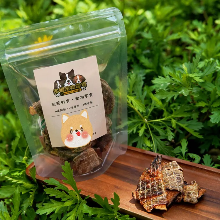 狗狗零食鸭肉雪梨卷50g清火淡泪痕鸭肉片绕雪梨无添加零食