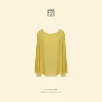 OYBN欧阳贝妮【永恒】微胖大码金线提花轻薄衬衫上衣1793
