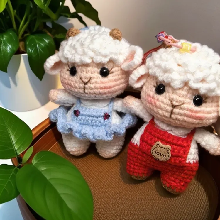 【材料包/成品♥小羊挂件】手工毛线钩织玩偶