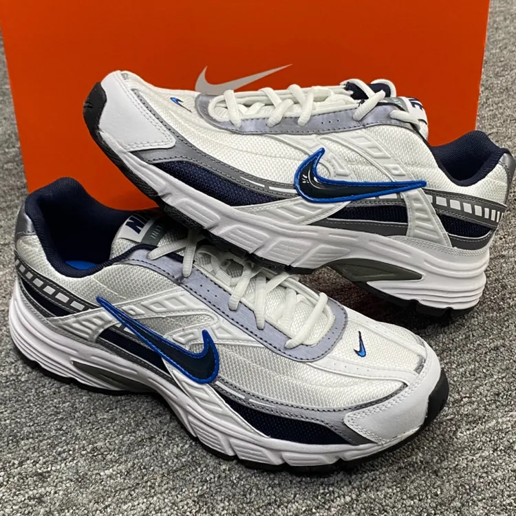 Nike耐克INITIATOR 男款低帮白蓝耐磨休闲缓震跑步运动鞋官方正品
