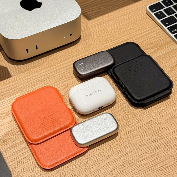 向鹅三合一磁吸支架iPhone17Max便携折叠iwatch苹果耳机无线充电