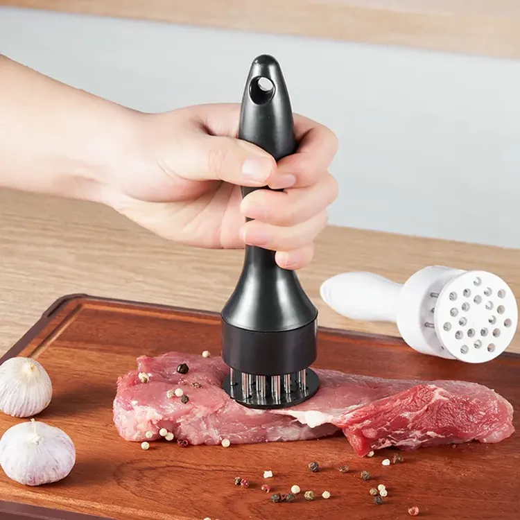 扎肉针不锈钢扎鸡腿鸡翅扎肉器插孔松肉针敲肉锤牛排烧烤扎肉针
