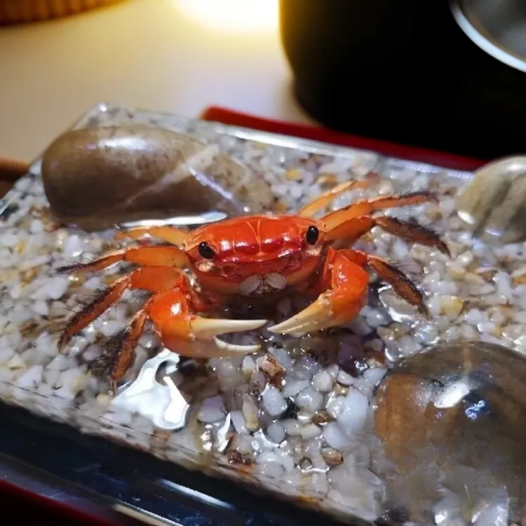 儿童新宠物红螯相守蟹招潮蟹相手蟹水族活体迷你宠物淡水观赏螃蟹