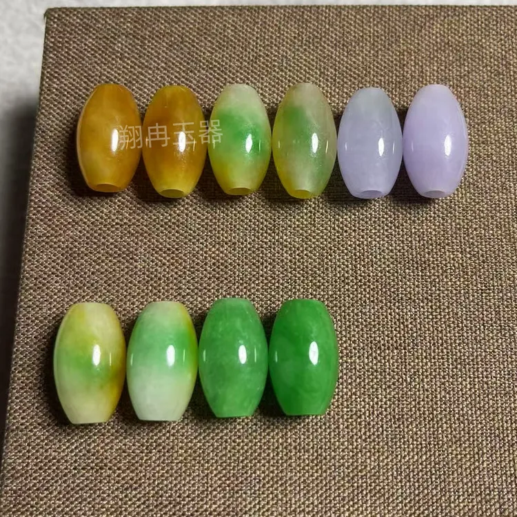 路路通吊坠冰糯种紫罗兰翡翠飘绿黄翡转运珠紫色翡翠路路通吊坠