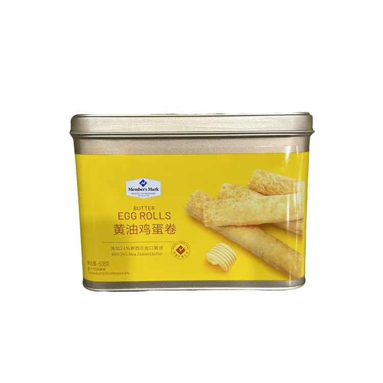 豆豆山姆代购早餐零食香浓酥脆饼Member's Mark黄油鸡蛋卷g/盒