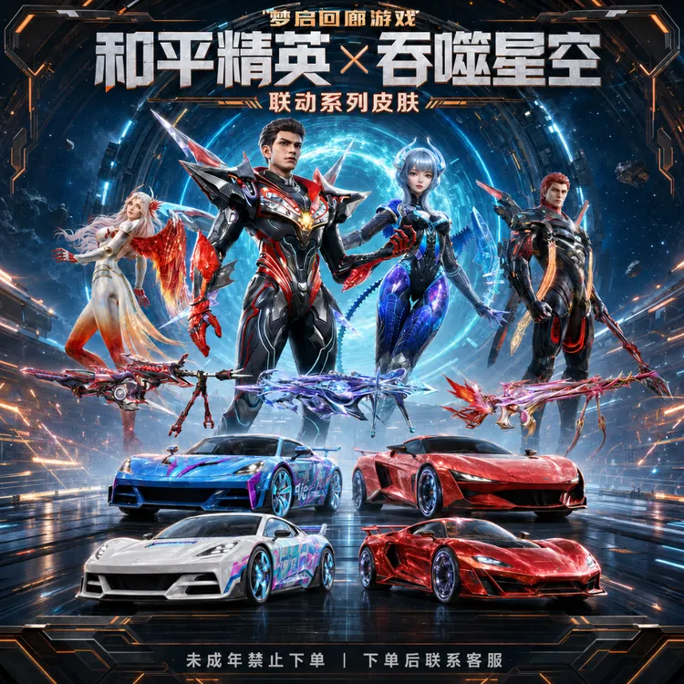 和平精英皮肤小店车币钥匙出售载具极速飞驰吞噬星空禁未成年下单