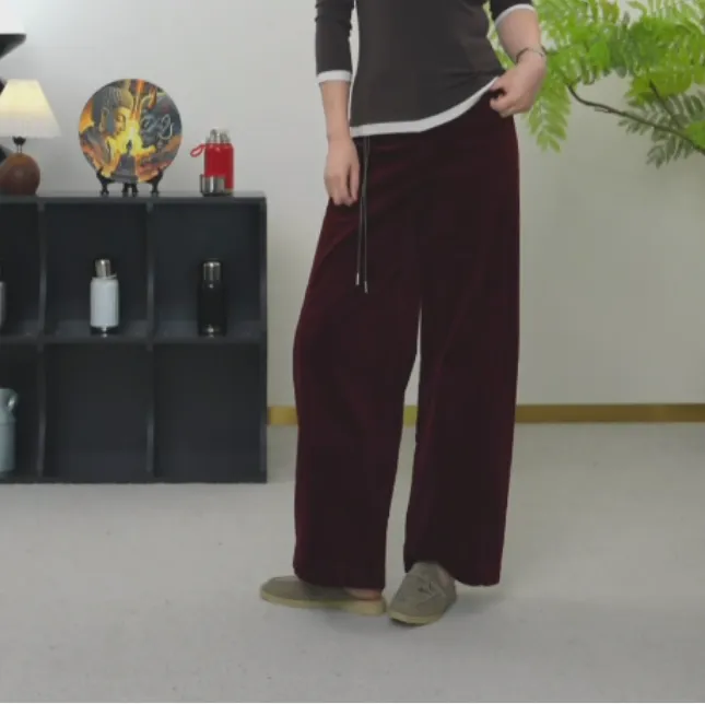 【U.M】泰晤士河双股灯芯绒高棉休闲裤通勤裤百搭显瘦