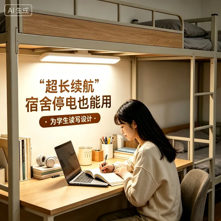 能适LED小夜灯学生宿舍书桌学习专用磁吸酷毙灯护眼台灯免打孔商品图