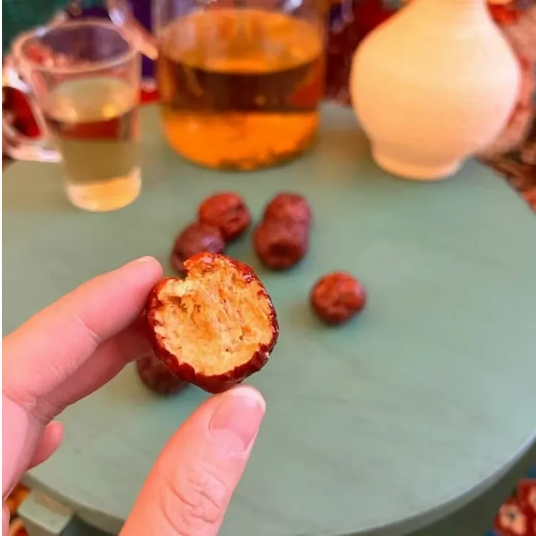 新疆库尔勒甜枣牛奶喷施红枣吊干冬枣免洗即食大枣零食500G红枣干