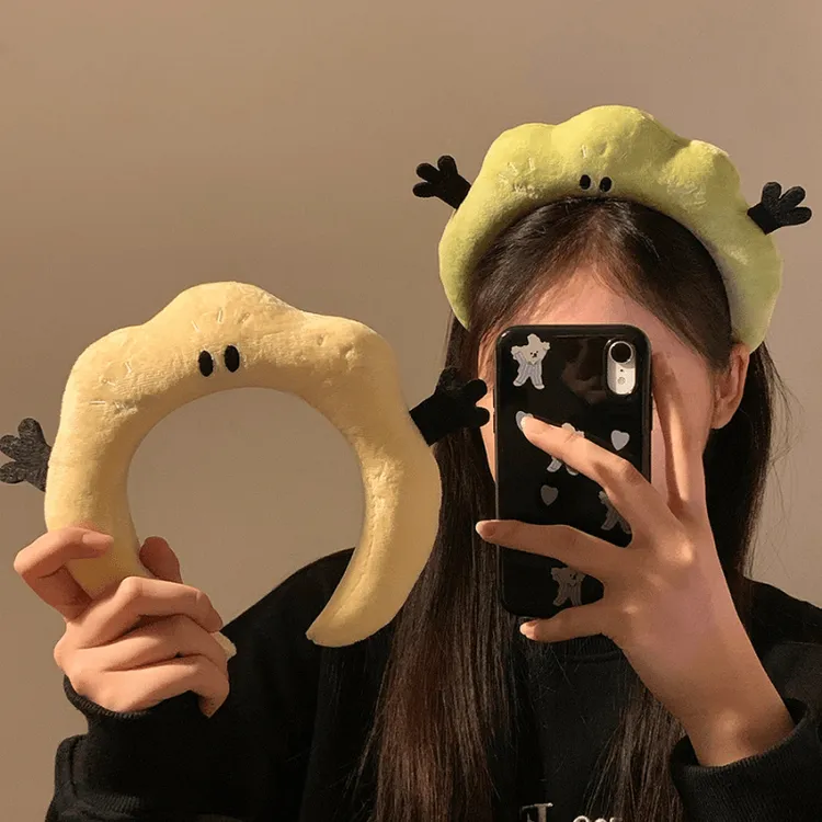 可爱搞怪毛绒发箍女款秋冬头箍发卡洗脸敷面膜洗漱专用束发带头饰