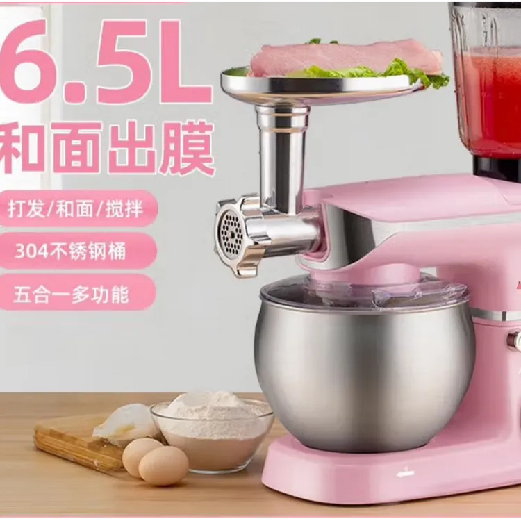 sohef6升1000瓦多功能家用厨师机揉面机和面机全自动打蛋器（263）