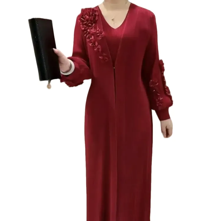 春季新款潮流洋气假两件连衣裙