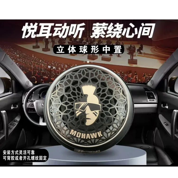 豪客24M1-F25RC汽车音响中置一只   2.5英寸  环绕喇叭可做三分频