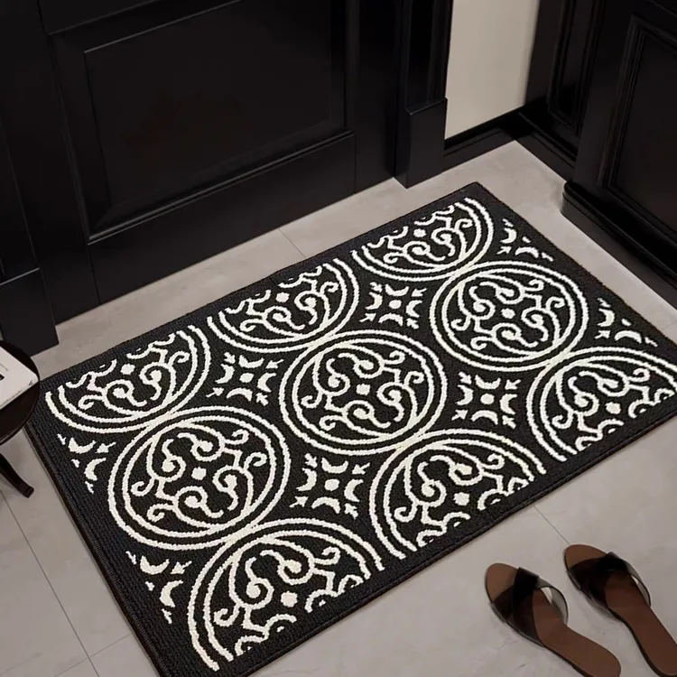 【两只羊】轻奢圈绒品质玄关地垫入户门耐磨耐脏防滑家用门口脚垫