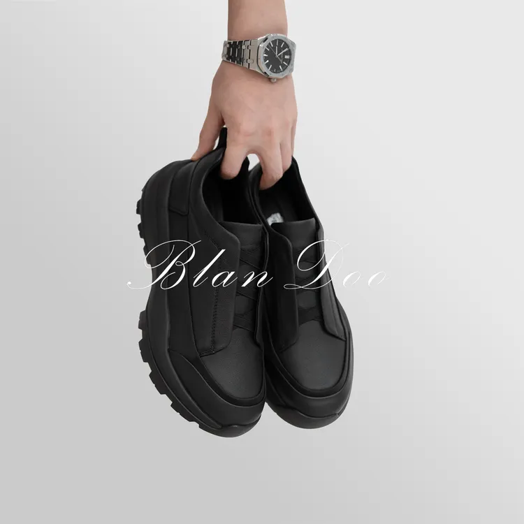 BLANDOO “意式休闲” Z系列男士百搭舒适哑光牛皮休闲鞋1BD153