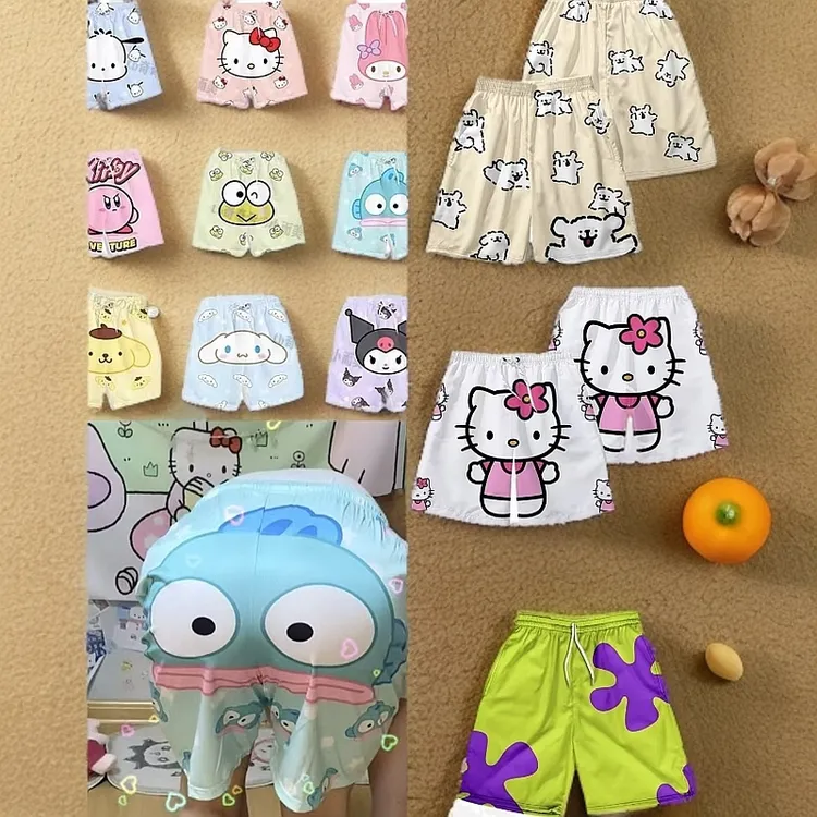 【重生】卡通动漫图案裤猛男必备夏季印花运动搞笑短裤其他周边