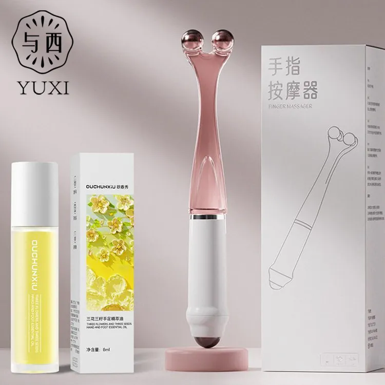 YUXI/与西手指按摩器关节滚轮式新款多功能钢磁珠夹手指变细神器