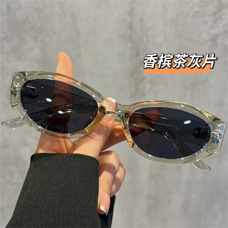 2025新款gm猫眼墨镜女款高级感防紫外线开车偏光太阳眼镜近视度数