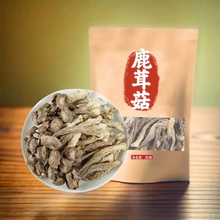 手选鹿茸菇干货鲜嫩脆嫩可用于多种烹饪方式的食用菌菇