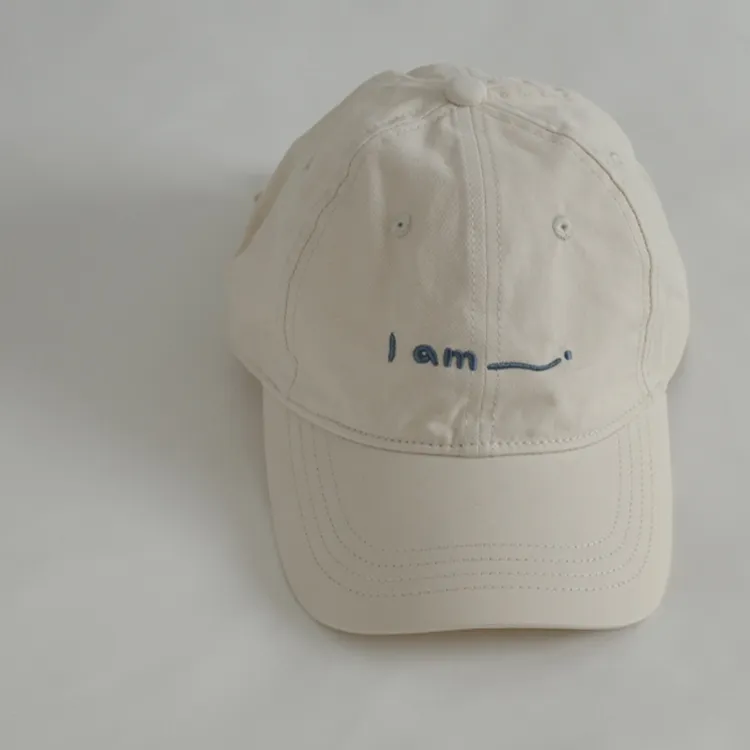 大头可轻松驾驭～I am__英文刺绣简约好质感显脸小棒球帽 包邮