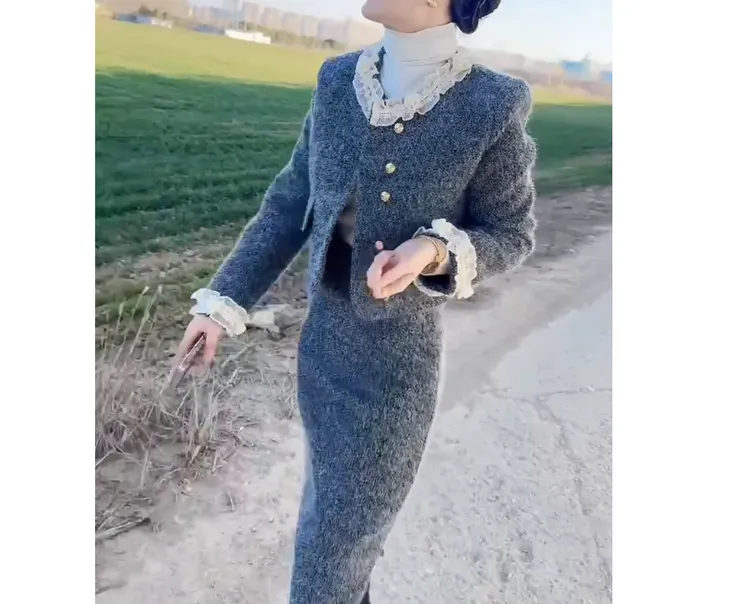 2024冬季新款时尚女装网红高级感休闲爆款洋气套装女乖