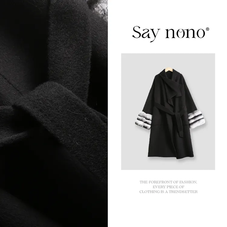懒猫nono│Saynono 100澳洲超细羊毛大衣外套/JM0410