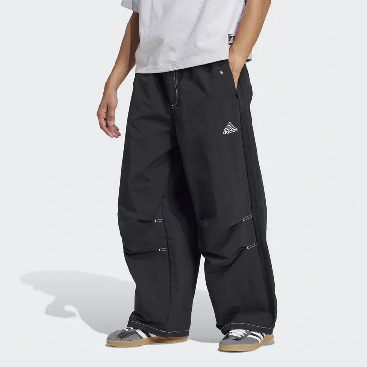 Adidas阿迪达斯三叶草男子街头漫游系列宽松运动伞裤长裤JD5415