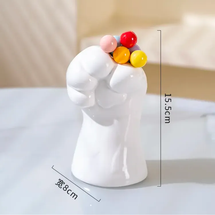 白色可爱猫咪爪水果叉摆件儿童安全不锈钢多巴胺摆件