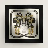 未使用 Hermes/爱马仕 Jessie华丽的缰辔90丝巾TP027882