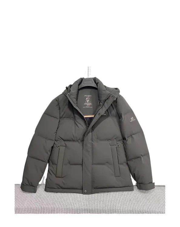 D  2563  男士  常规  连帽  时尚  百搭  街头  保暖  羽绒服