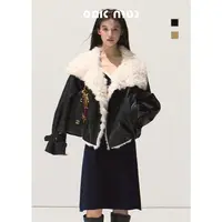 OAKMOO/ "一夜的桂花树" 雾面柔光蓬松短外套