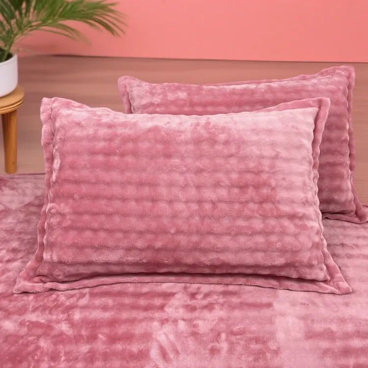 【泡泡牛奶绒枕套】冬季加厚加绒保暖枕套双面泡泡宝宝绒枕芯套枕皮