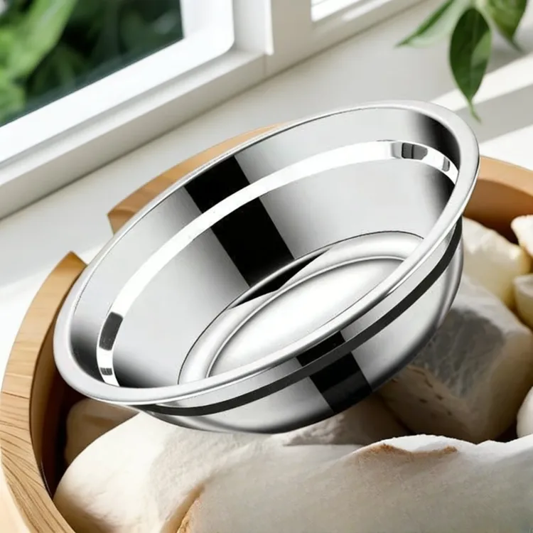 316L不锈钢汤盆汤碗加厚不锈钢碗食用盆蒸菜盆拌菜盆面碗多用盆子