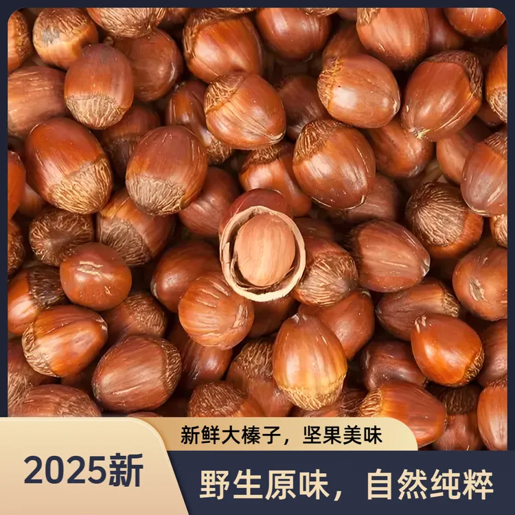 （主播精选）2025年新货大果榛子，不开口