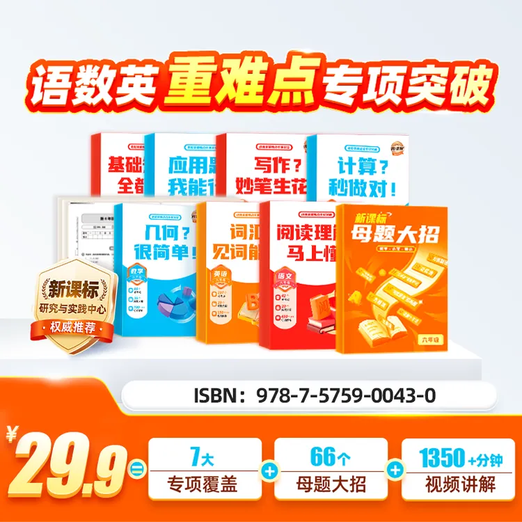 小学 语数英重难点专项突破DS*