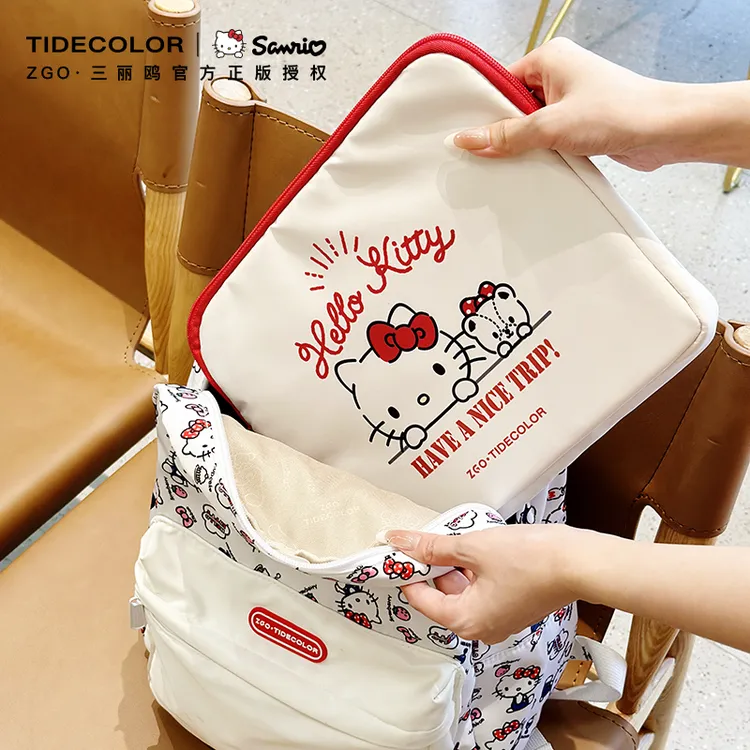 Tide color正版Hellokitty三丽鸥平板包内胆收纳女百搭学生手拿包
