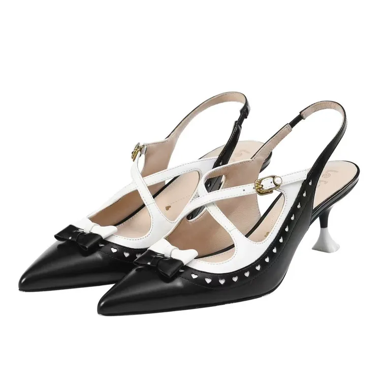 拉飞姆2026春 蝴蝶结小猫跟女鞋LF26C11CE312