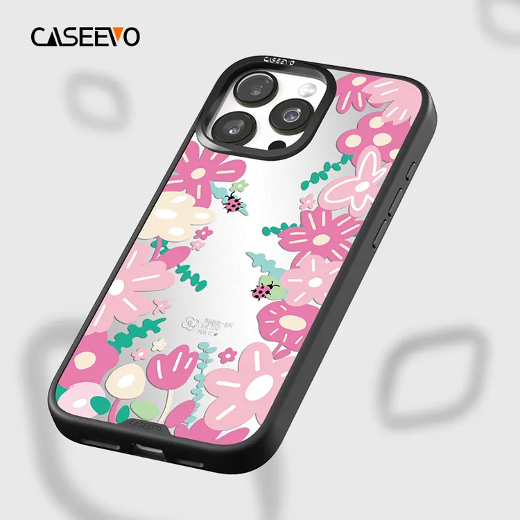 CASEEVO诗情画意系列镜面手机壳适用苹果16Pro Max可换背盖艺变壳