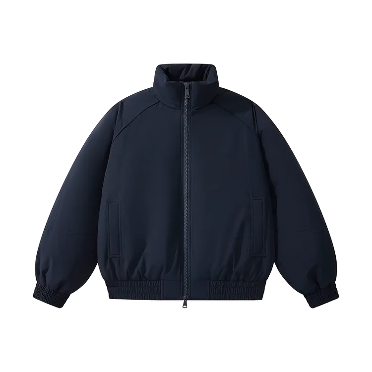 秋冬美式三防工装立领夹克男棉服双拉链教练棉衣外套宽松情侣棉袄