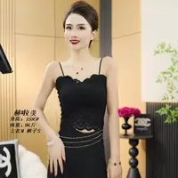 【赫啦美】新款时尚百搭高级感性感蕾丝美背女
