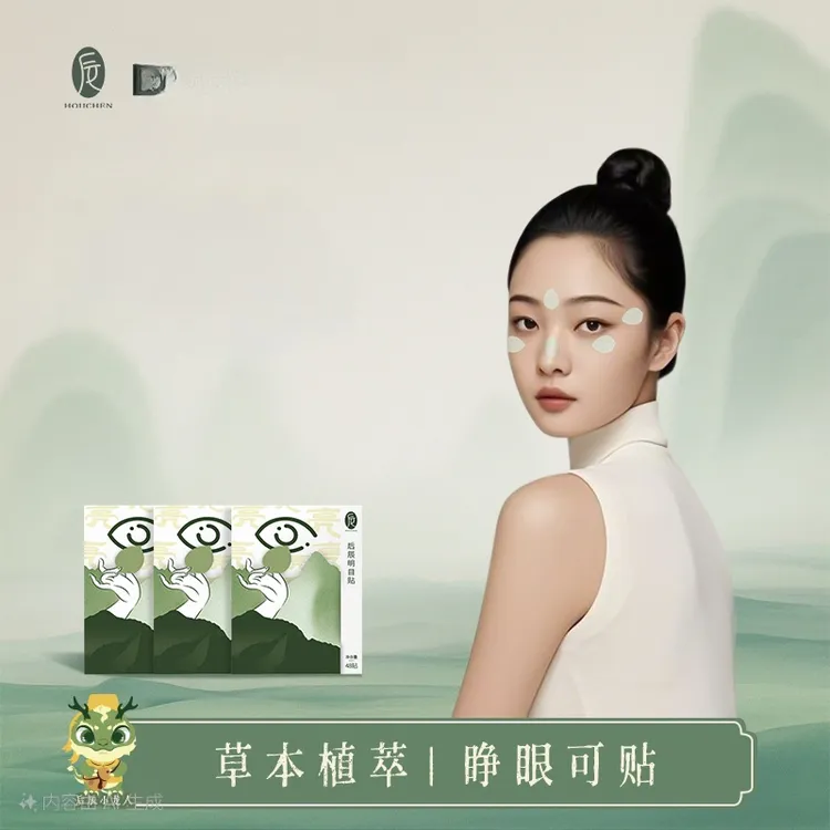 【润目贴】后辰明目贴舒缓眼部眼周清凉眼贴叶黄素眼膜放松居家放松