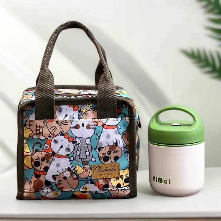 迷你可爱焖烧杯套水杯袋时尚新款保温小饭盒袋隔热保温杯袋水杯包