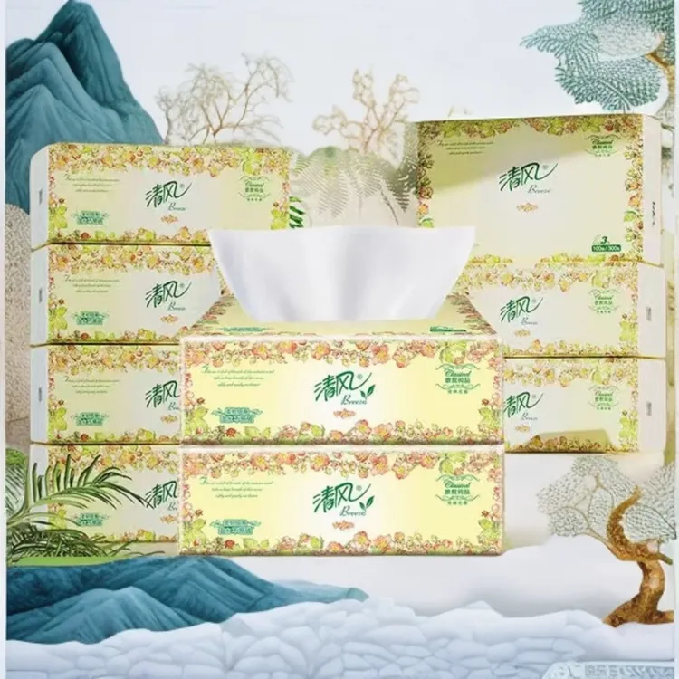 加厚抽纸餐巾湿水装纸巾家用卫生纸柔软家庭专用夏天生活用品大包
