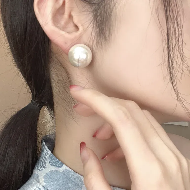 非金属仿珍珠耳饰 【雅乔定制】轻奢时尚百搭珍珠耳环耳钉YQ0516010