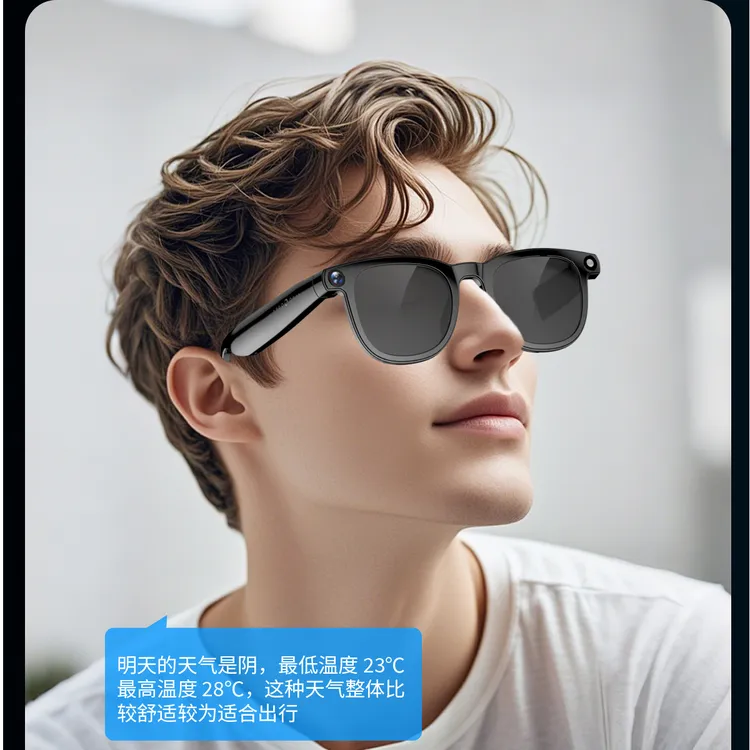 智能AI眼镜，识物，拍照摄像，蓝牙通话，翻译，双麦克降噪CY01