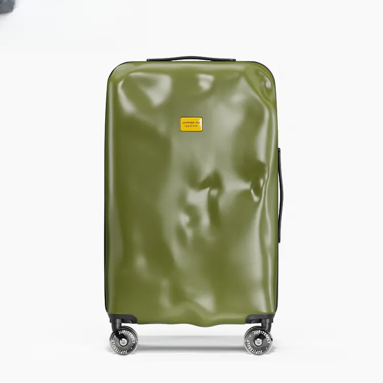 高颜值个性凹凸破损风行李箱20寸可登机新款百搭网红24旅行箱静音